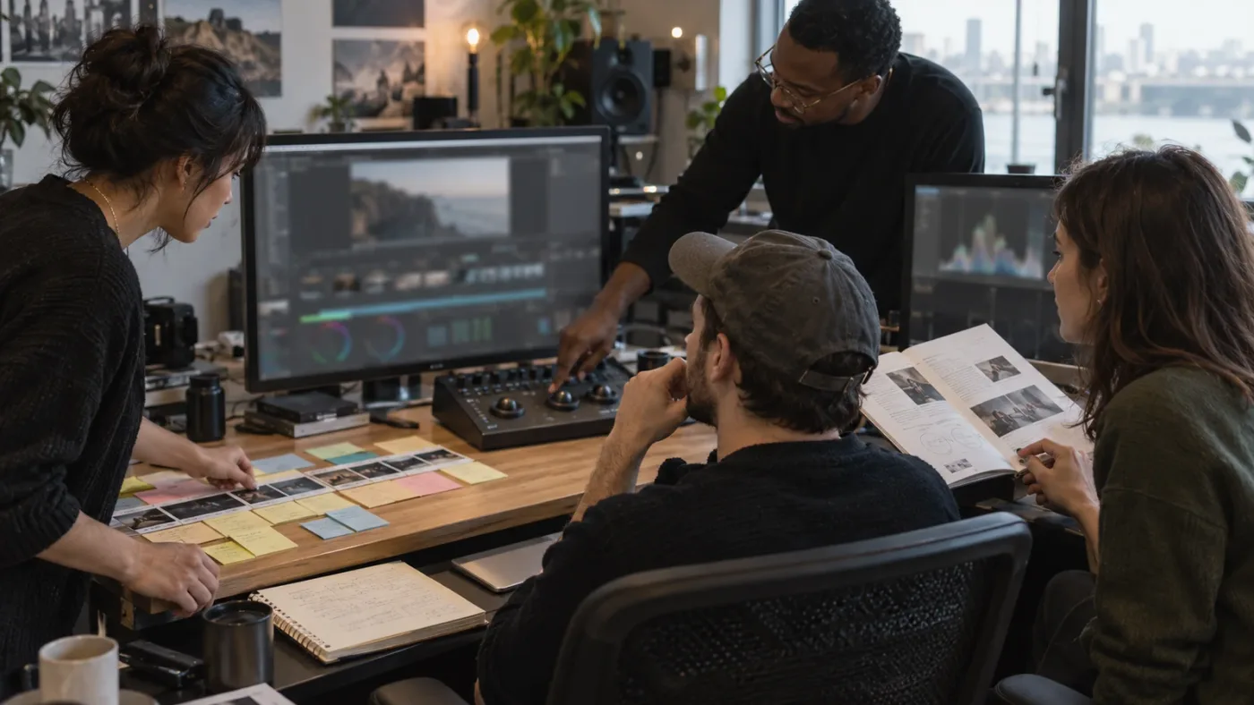 Illustration of different DaVinci Resolve assistant roles