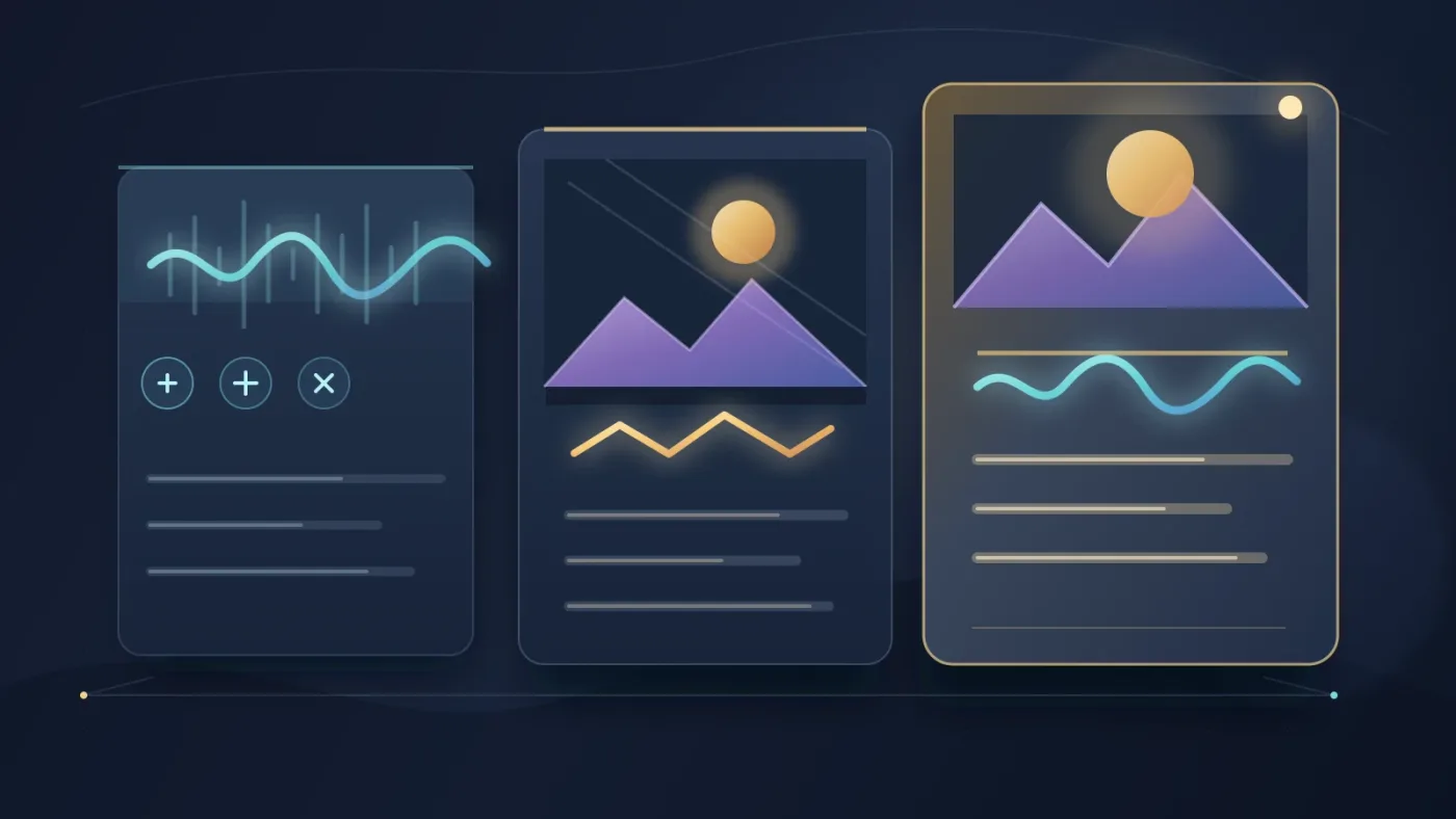 Illustration of comparing Artlist Music and SFX Pro, Footage and Templates, and Max