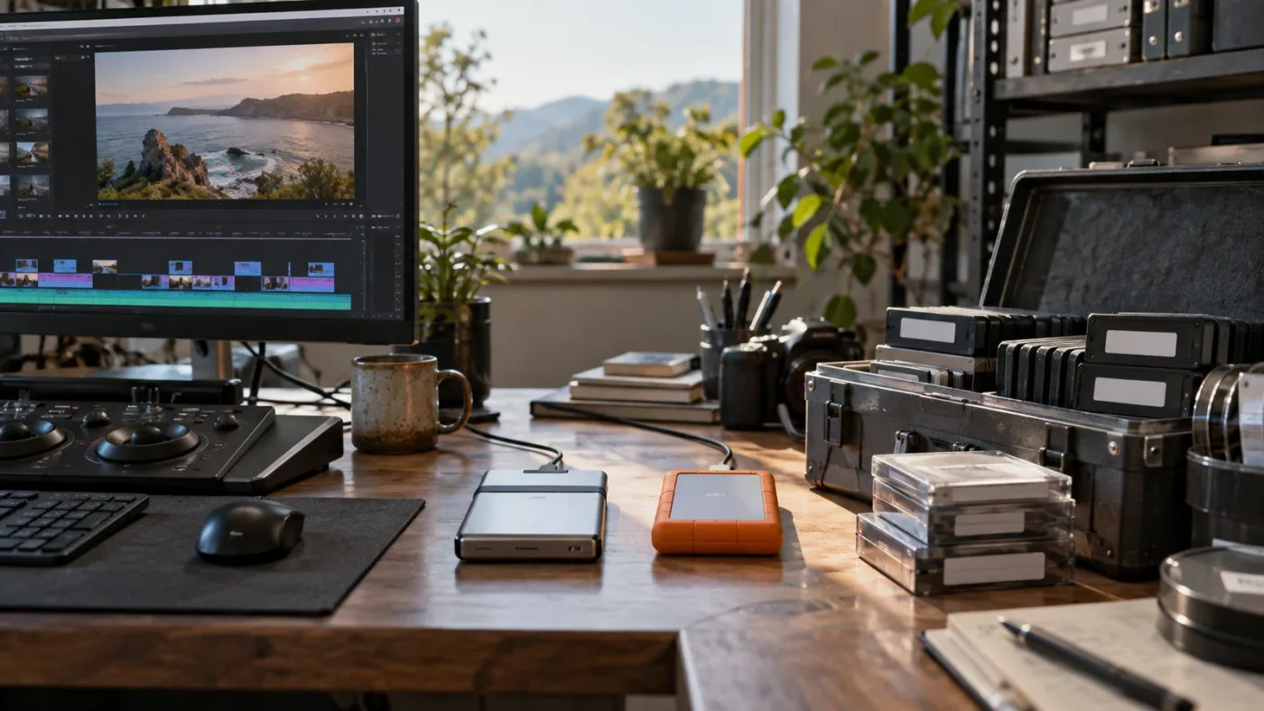 Illustration of three independent DaVinci Resolve recovery paths