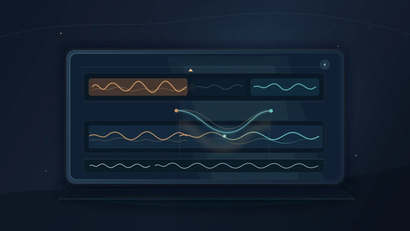 Illustration of smooth ambience continuity across a video edit