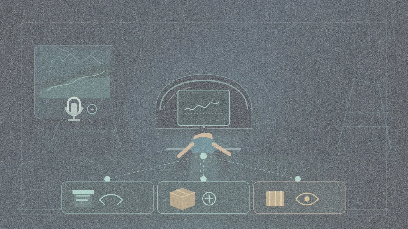 Illustration of choosing an ambient sound-effects source for video editing