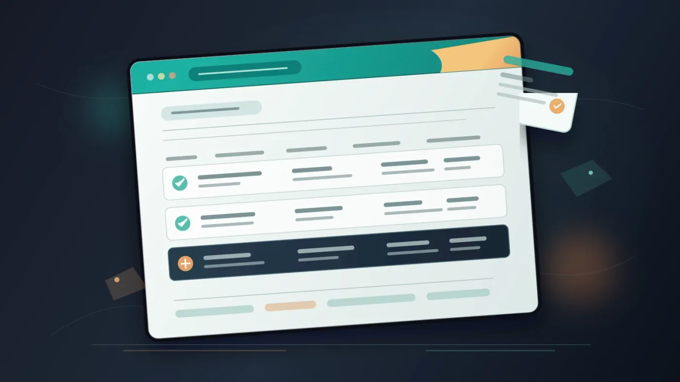 Illustration of a DaVinci Resolve template compatibility checklist