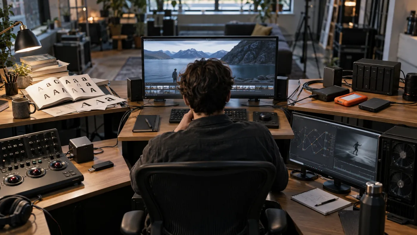 Illustration of troubleshooting a DaVinci Resolve template