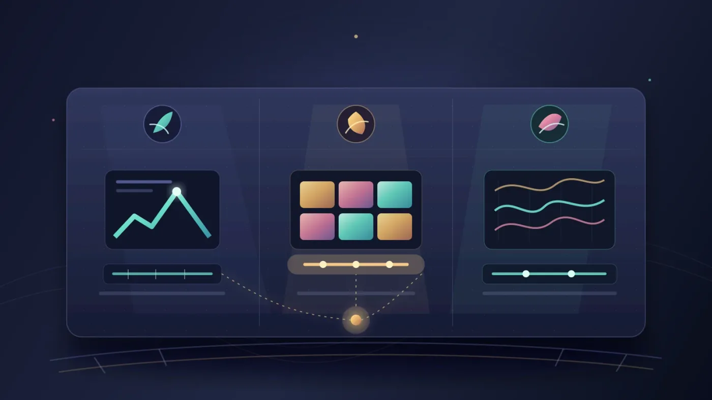 Illustration of three choices for wedding transition templates in DaVinci Resolve