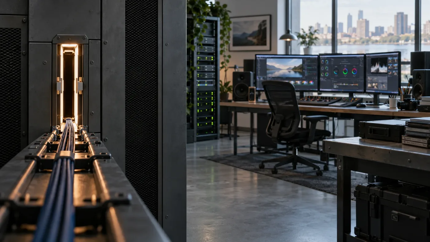Illustration of a DaVinci Resolve collaboration firewall rule for TCP 50059