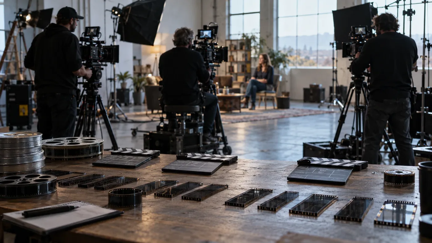 Illustration of multicam camera takes separated by timecode gaps
