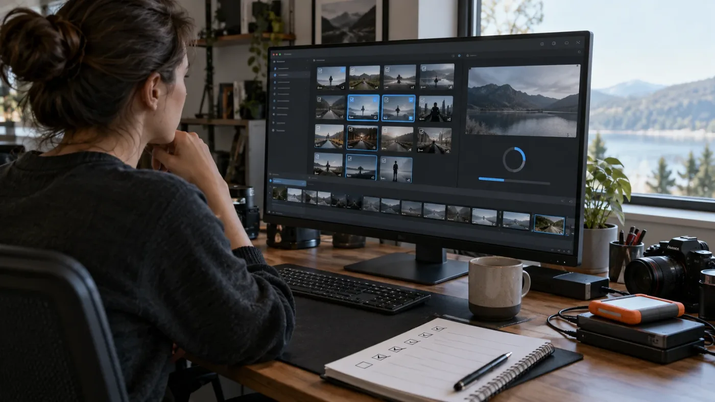 Illustration of preparing DaVinci Resolve 21 for slate analysis