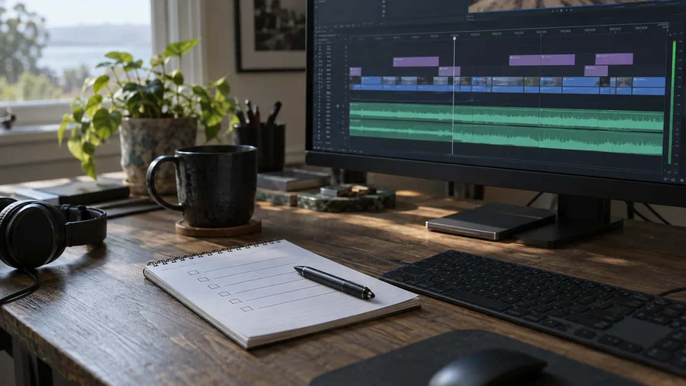Illustration of documenting reproducible steps for a DaVinci Resolve support report