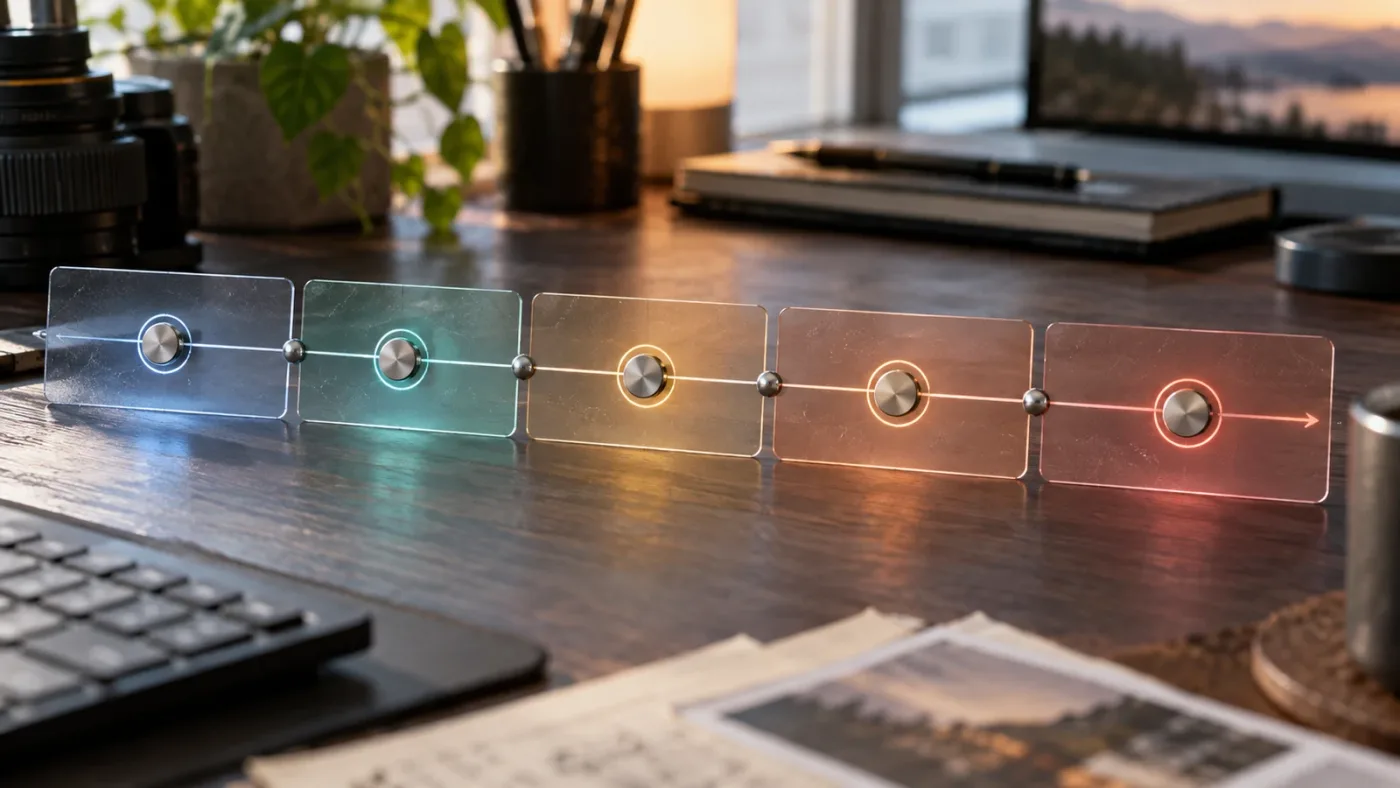 Illustration of DaVinci Resolve 21 keyframing version changes