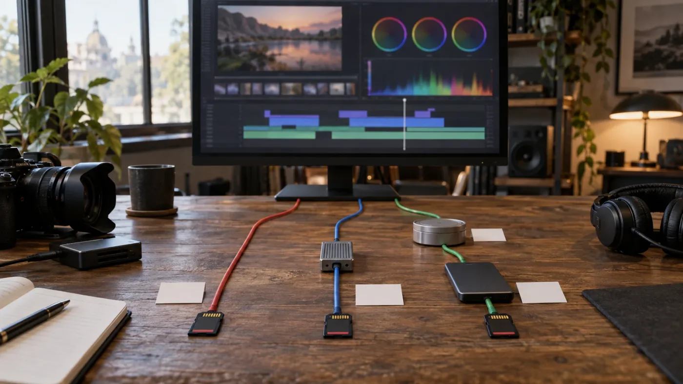 Illustration of a decision map for H.265 export choices in DaVinci Resolve 21