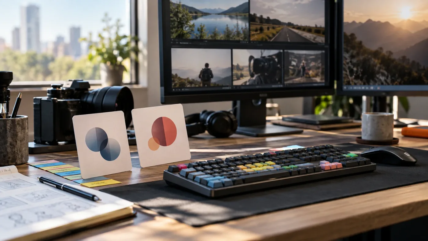 Illustration of DaVinci Resolve 21.1 multicam shortcut changes