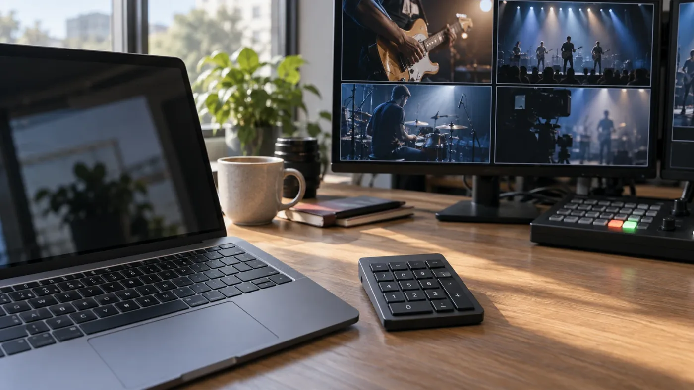 Illustration of keyboard layout differences for DaVinci Resolve multicam angles