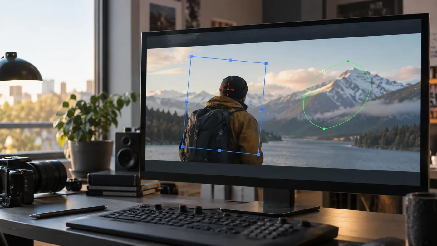Illustration of restored DaVinci Resolve 21 viewer overlays