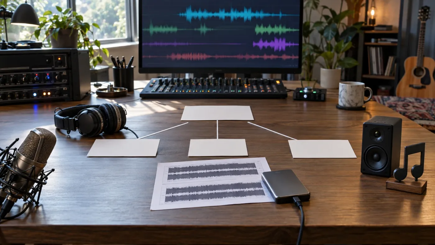 Illustration of DaVinci Resolve audio mix prerequisites