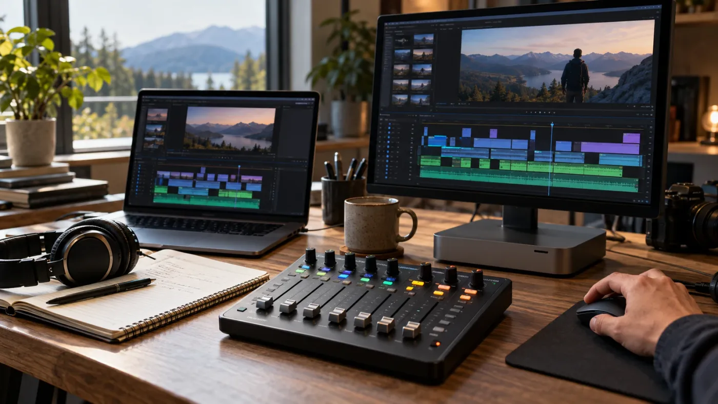 Illustration of different ways to get audio help in DaVinci Resolve