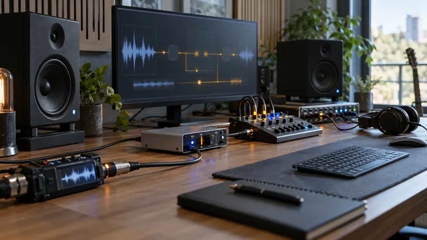 Illustration of the DaVinci Resolve audio signal path used to diagnose a one-sided mono track