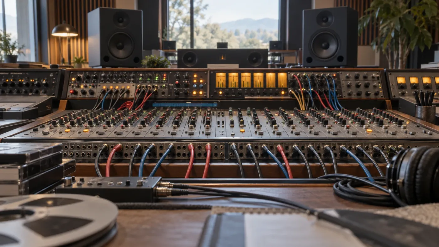 Illustration of Fairlight clip, track, bus, and main output routing in DaVinci Resolve