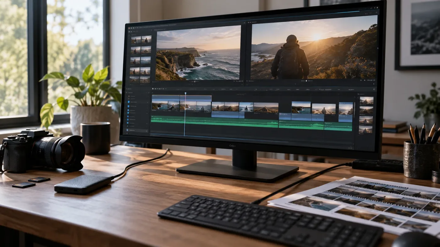 Illustration of the two DaVinci Resolve scene detection workflows
