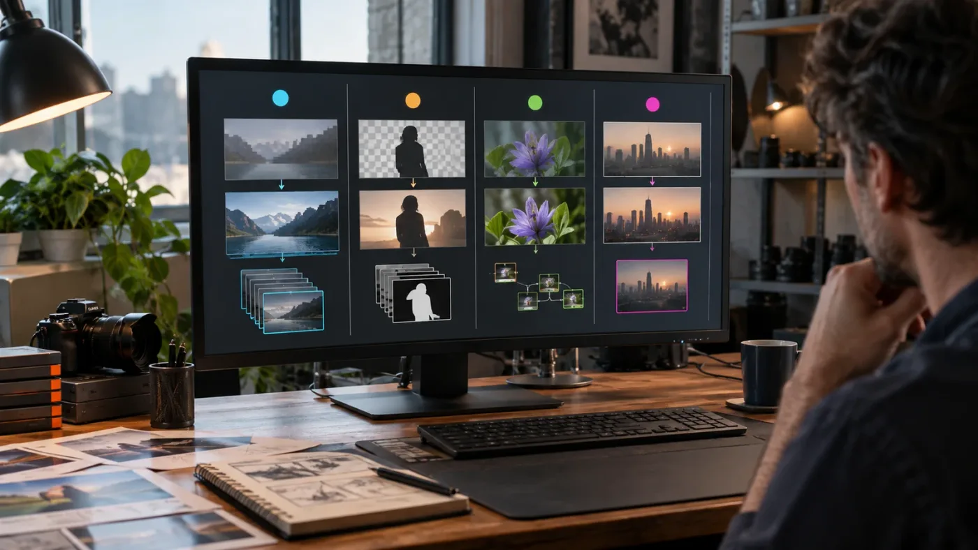 Illustration of choosing a DaVinci Resolve performance workflow