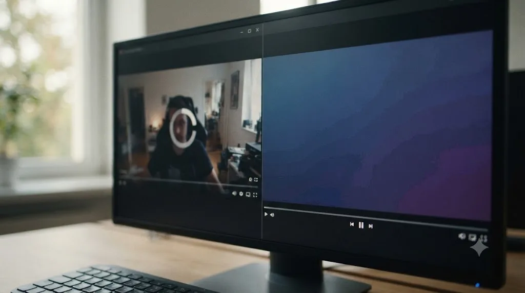 Illustration of a buffering live stream and a banded video upload both caused by a rate-control mismatch