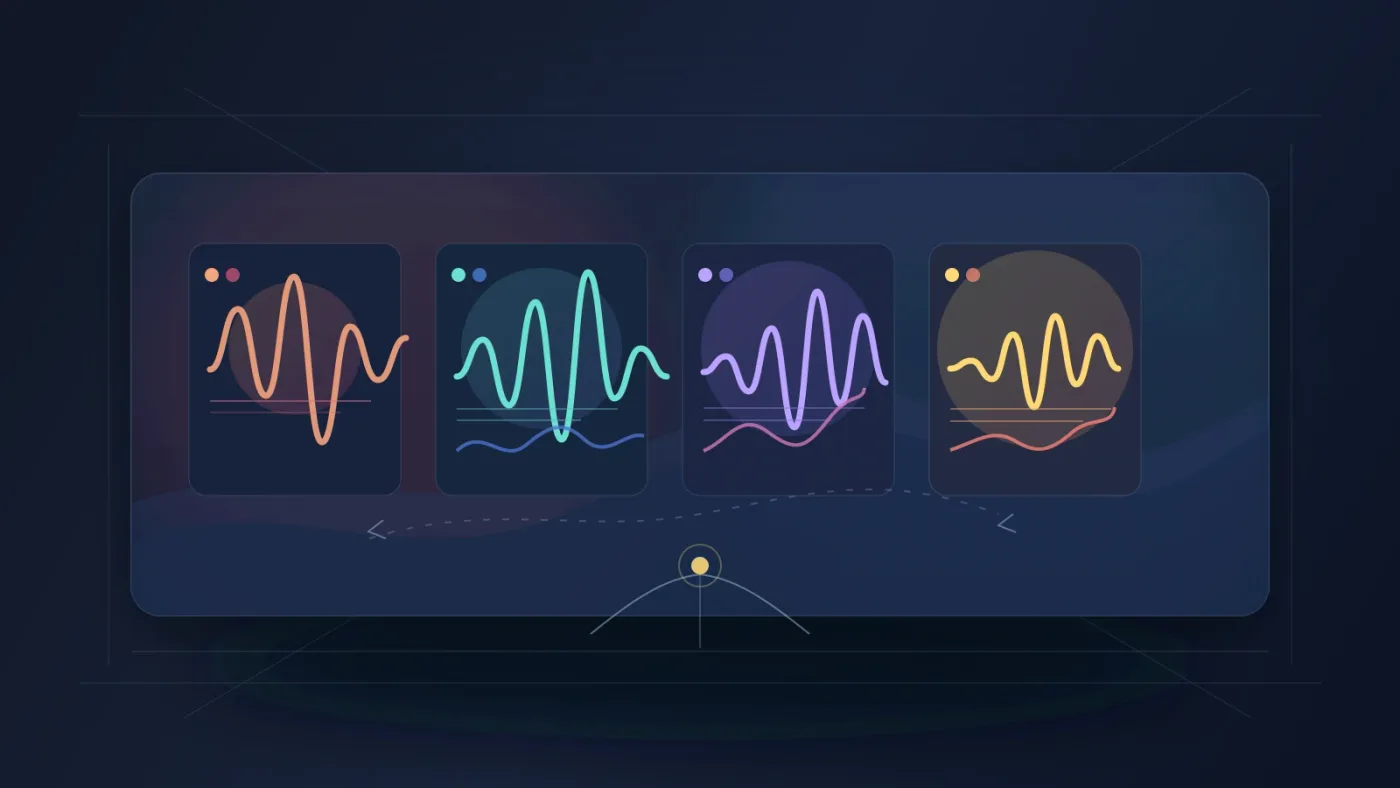 Illustration of a montage emotional arc from opening to release
