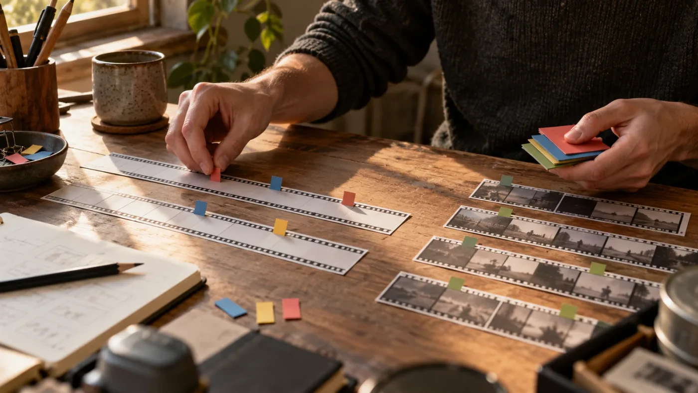 Illustration comparing timeline marker copying with clip Paste Attributes in DaVinci Resolve.