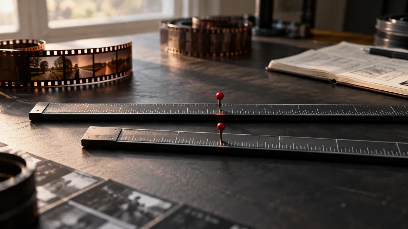 Illustration of matching a marker to the same editorial event across two timelines.