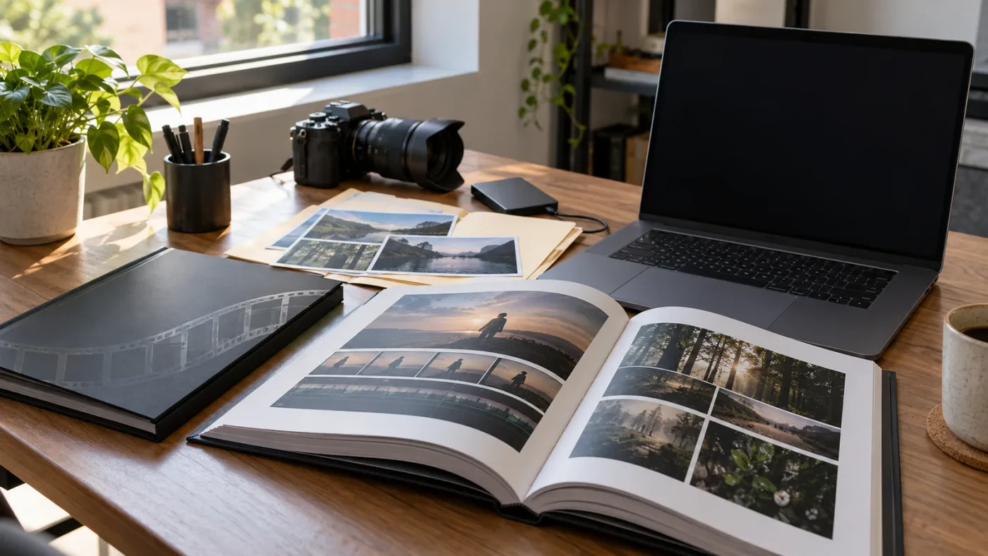 Illustration of DaVinci Resolve training material used as a hands-on exercise