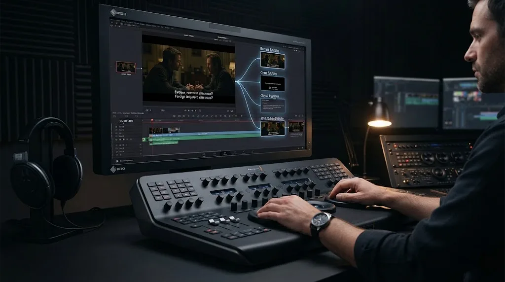 Illustration of DCP subtitle and caption delivery choices