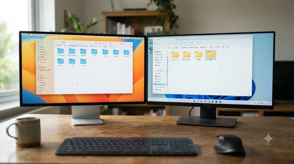 Illustration of a DaVinci Resolve 21 update screen next to a checklist of Fusion bug fixes