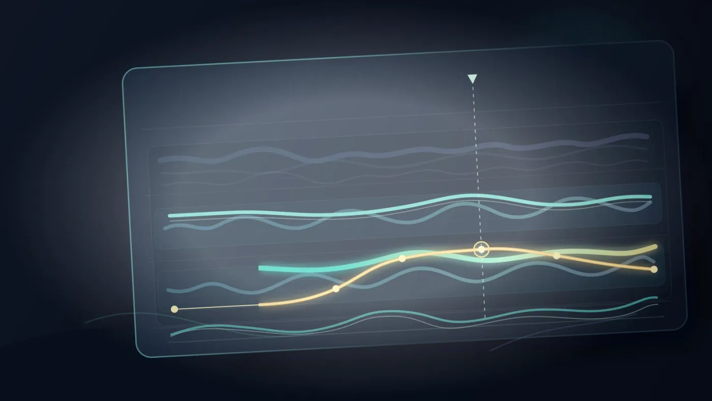 Illustration of automated sound effect distance layers in DaVinci Resolve