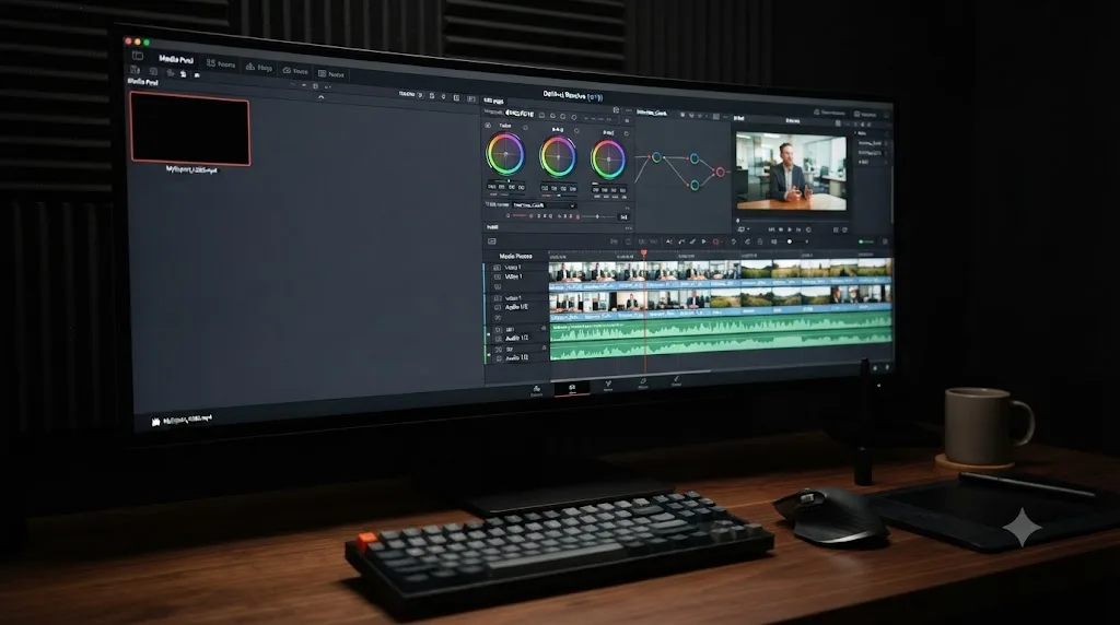 Illustration of a troubleshooting table matching DaVinci Resolve retime curve symptoms to causes