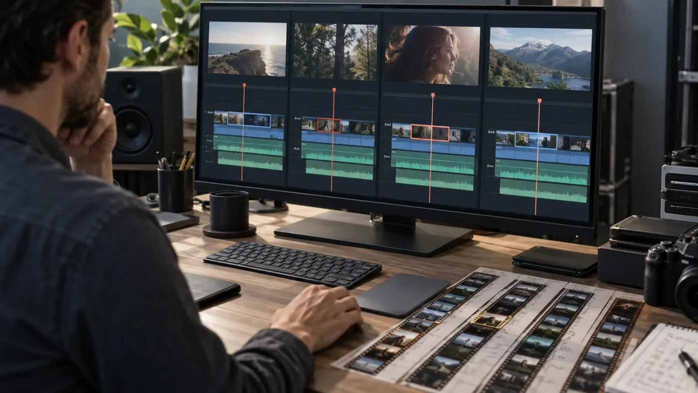 Illustration of DaVinci Resolve version changes affecting playhead selection
