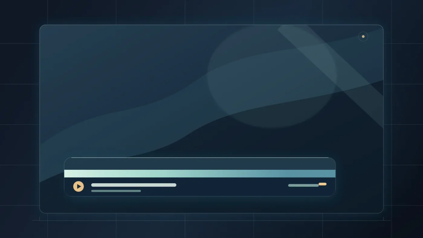 Illustration of a finished social media lower third decision
