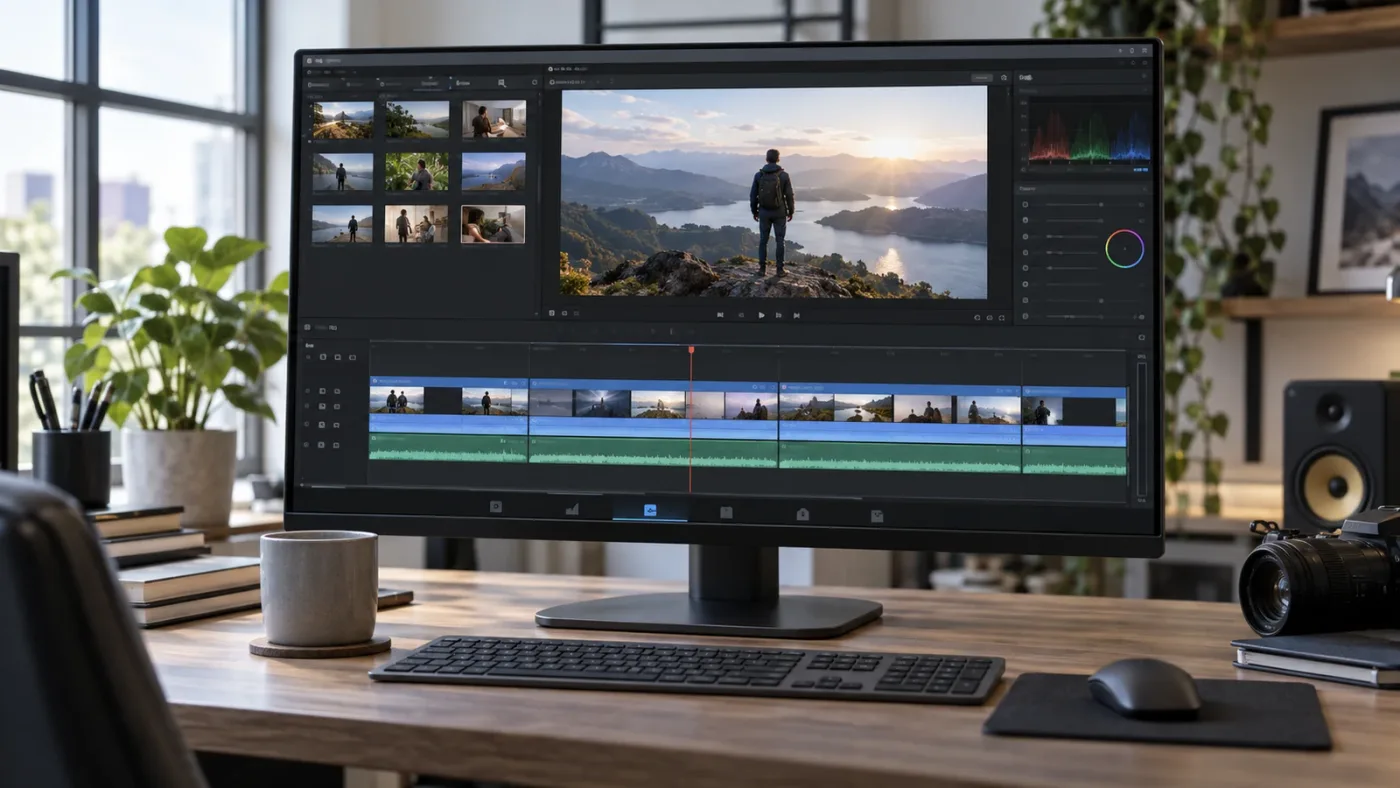 Illustration of DaVinci Resolve timeline tabs working after the fix