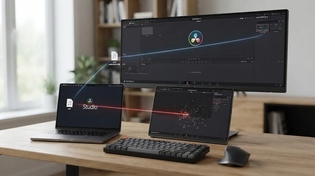 Illustration of the free and Studio DaVinci Resolve 21 plugin paths