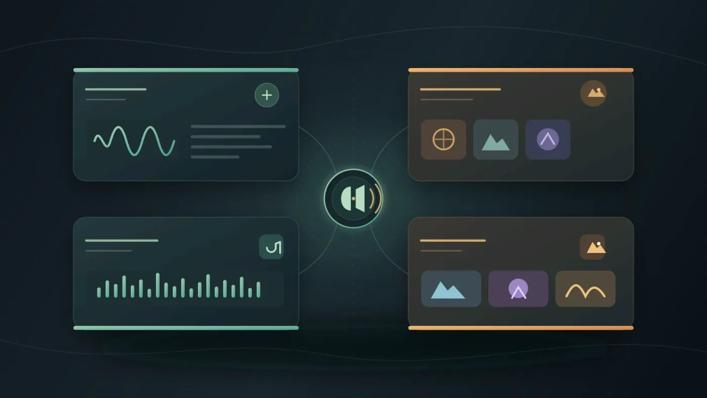 Illustration of music library choices for free DaVinci Resolve editors