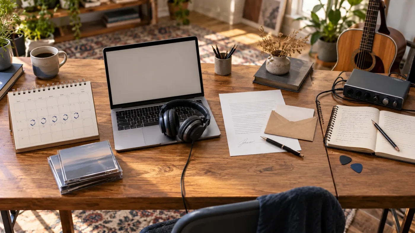 Illustration of music licensing options for a client YouTube publishing workflow