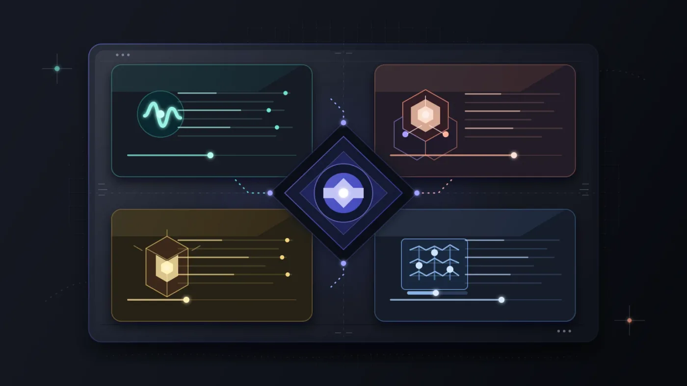 Illustration of a decision matrix comparing soundtracking options for DaVinci Resolve