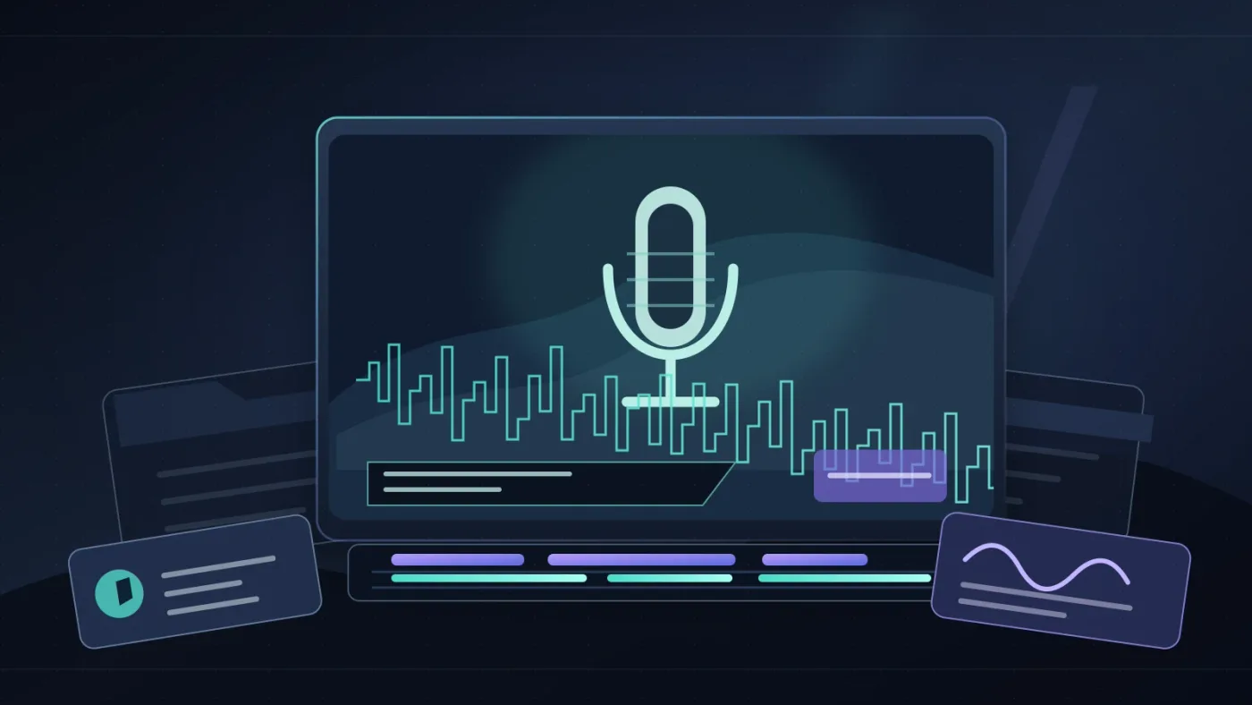 Illustration of Artlist assets supporting a branded podcast video package