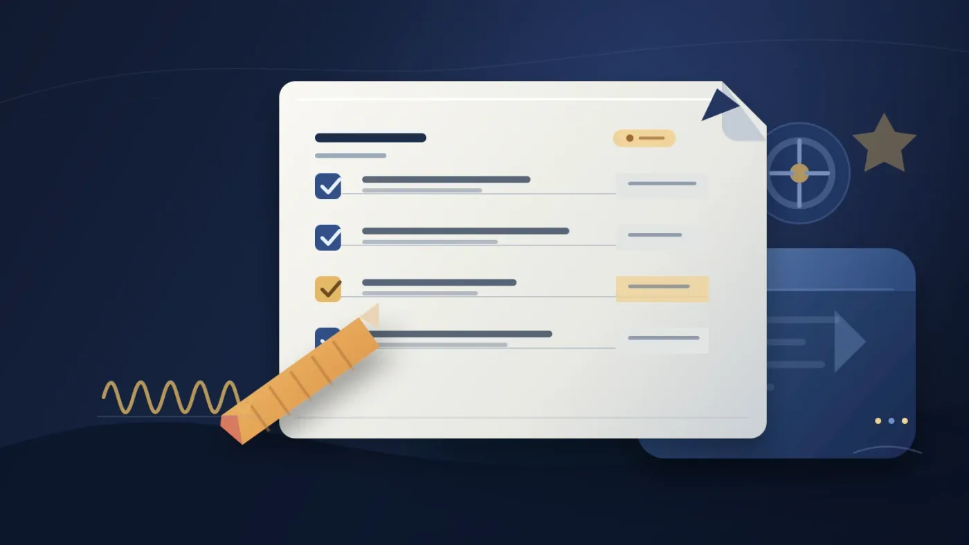 Illustration of podcast music licensing records stored with a DaVinci Resolve project