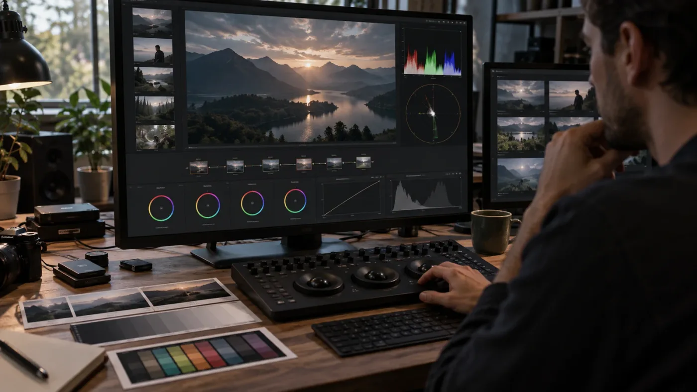 Illustration of a DaVinci Resolve HDR grading troubleshooting checklist