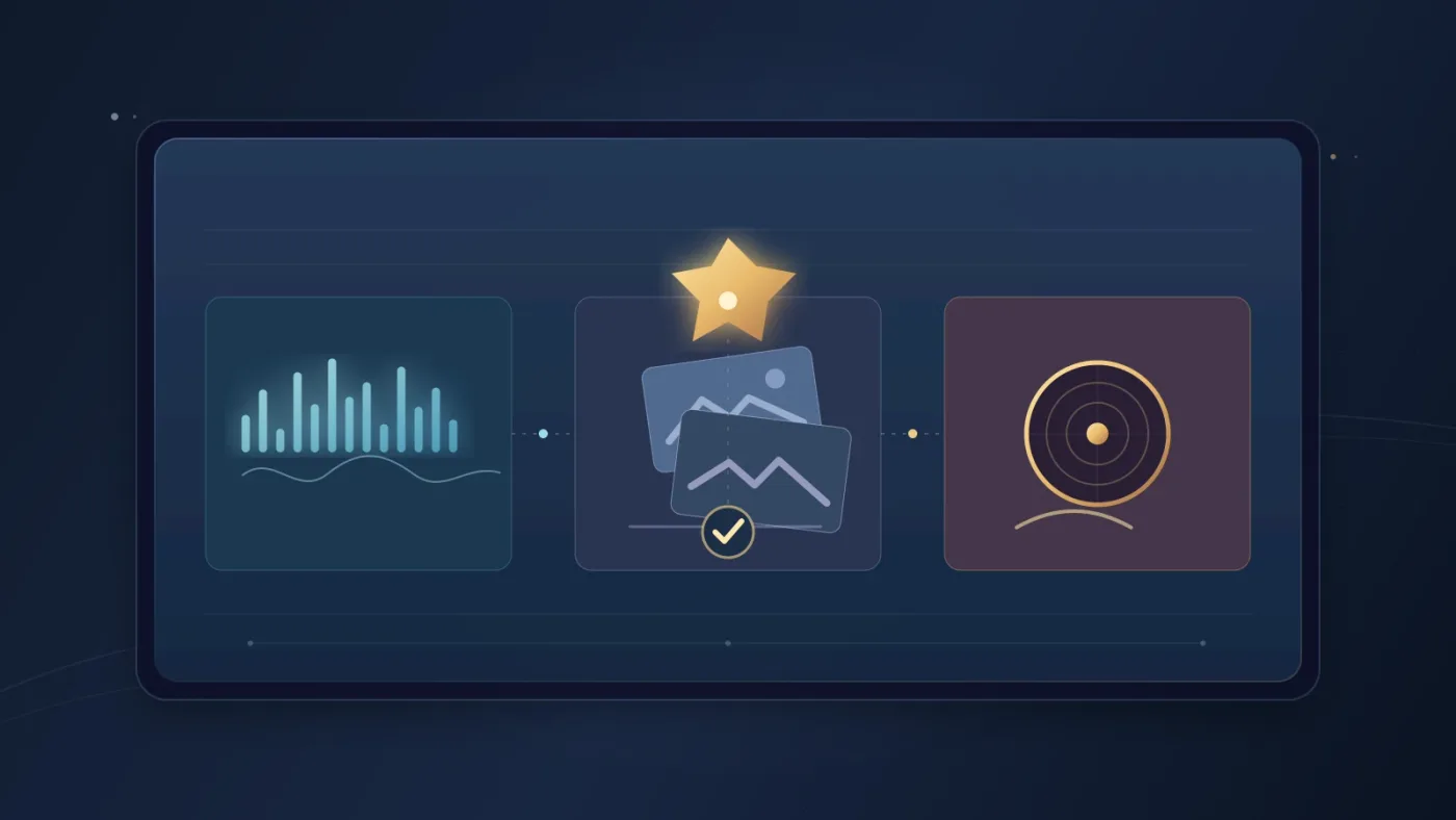 Illustration of a music library decision matrix for YouTube channels
