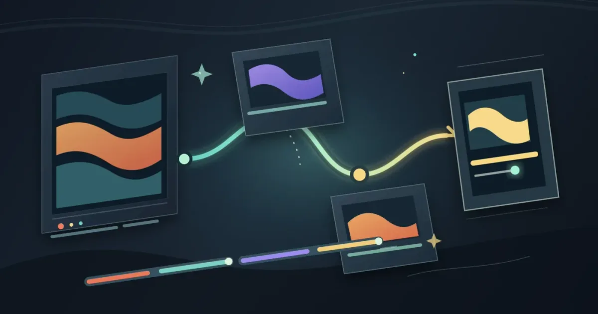 Illustration of choosing a DaVinci Resolve transition template by edit style and compatibility