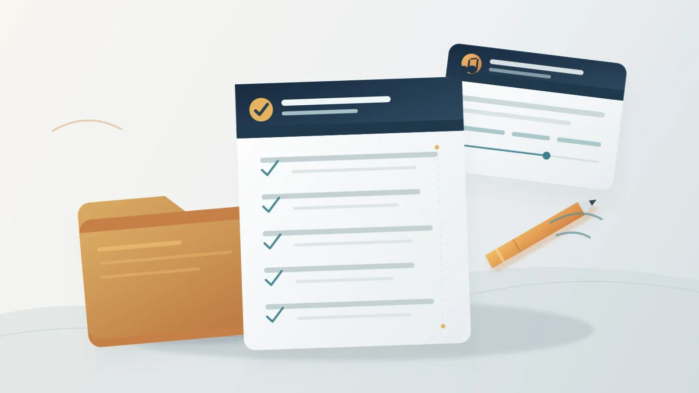 Illustration of checking music licensing for a product video
