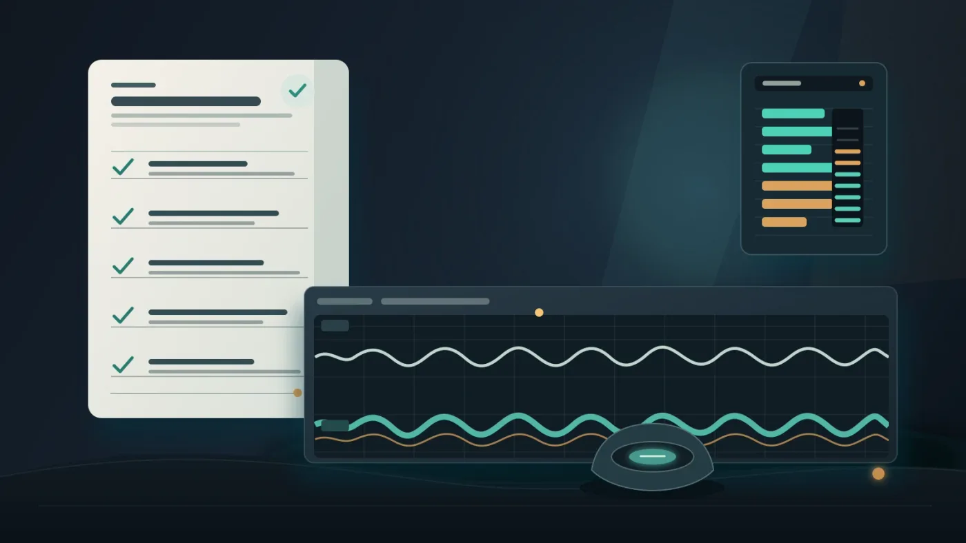 Illustration of a final dialogue and ambience mix check in Fairlight