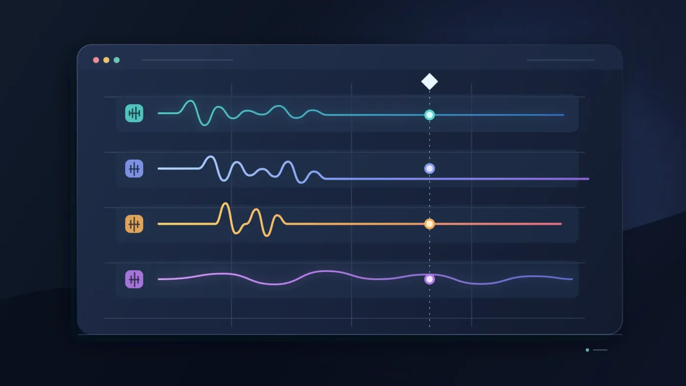 Illustration of sound roles in a product video mix
