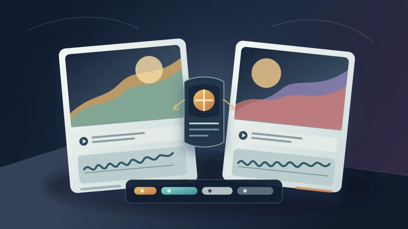 Illustration of cross-platform paid social ad music clearance