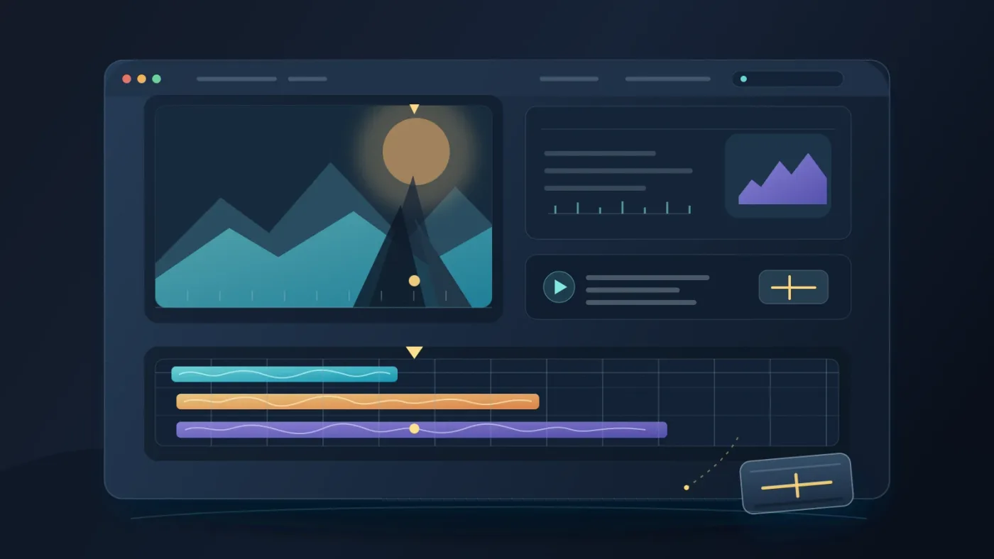 Illustration of the Replace Edit workflow for swapping music in DaVinci Resolve