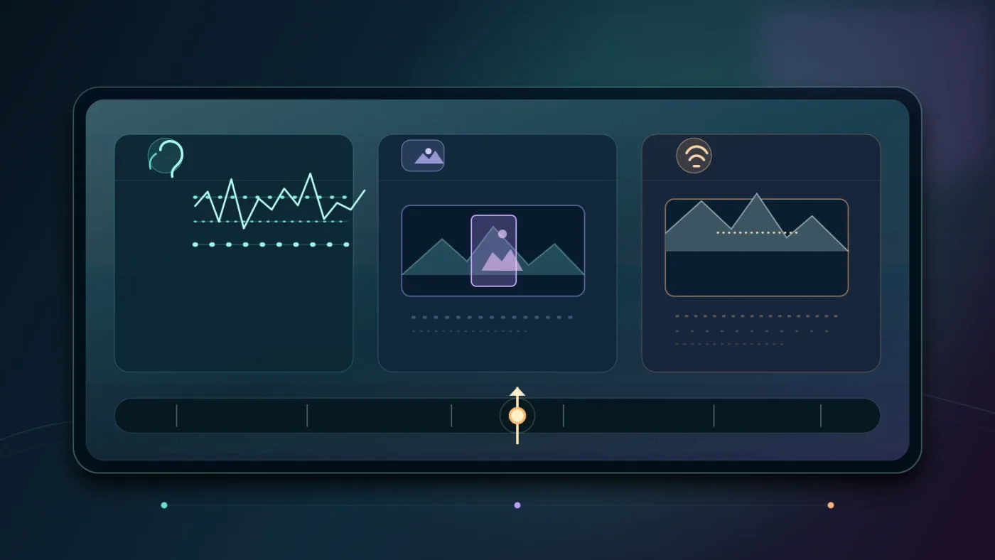 Illustration of audio, picture, and full-mix checks for hiding a jump cut